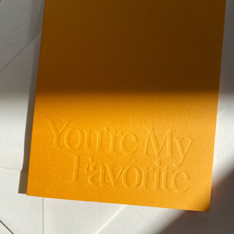 You're My Favorite No. 03 – Jaymes Paper