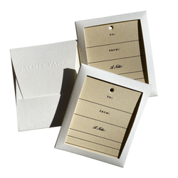 Letterpressed Gift Tag Set No. 02