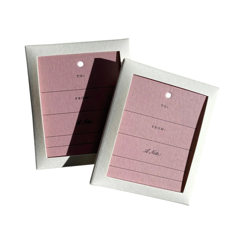 Letterpressed Gift Tag Set No. 02
