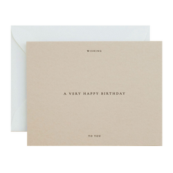 Happy Birthday No. 01