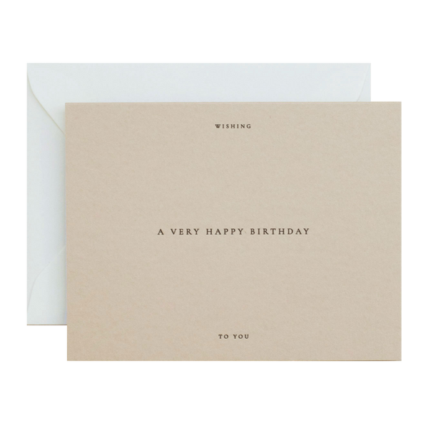 Happy Birthday No. 01