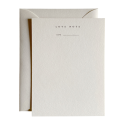 Love Note Notecard Set No. 06