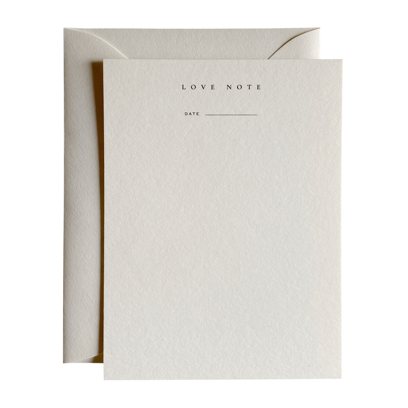 Love Note Notecard Set No. 06