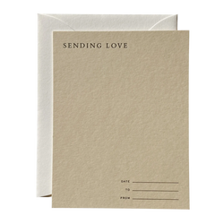 Sending Love Notecard Set No. 12