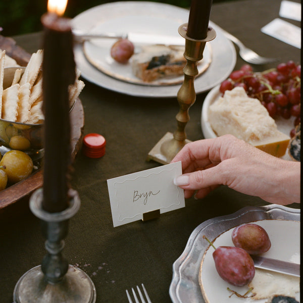 Squiggle Place Cards No. 01