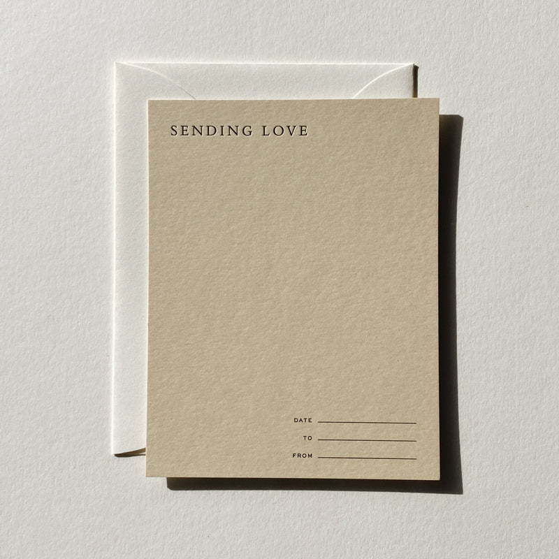 Sending Love Notecard Set No. 12