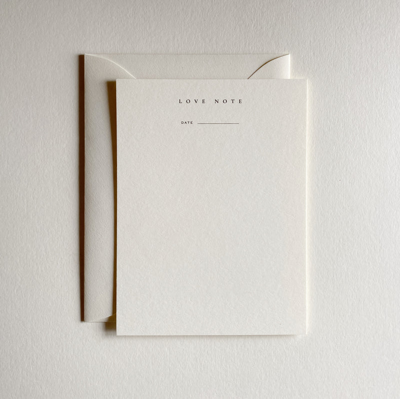 Love Note Notecard Set No. 06