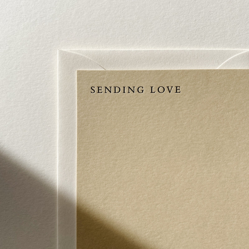 Sending Love Notecard Set No. 12