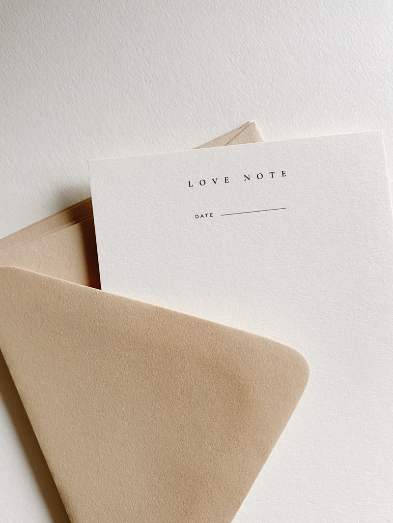 Love Note Notecard Set No. 06