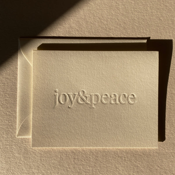 Joy & Peace No. 01